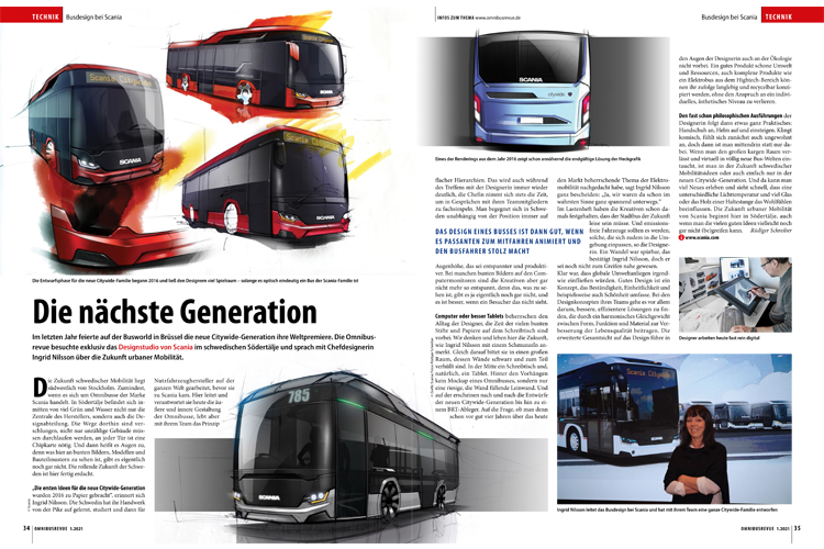 Reportage – Scania Busdesign