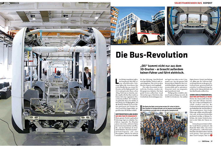 Reportage – 3D-gedruckter autonomer Bus